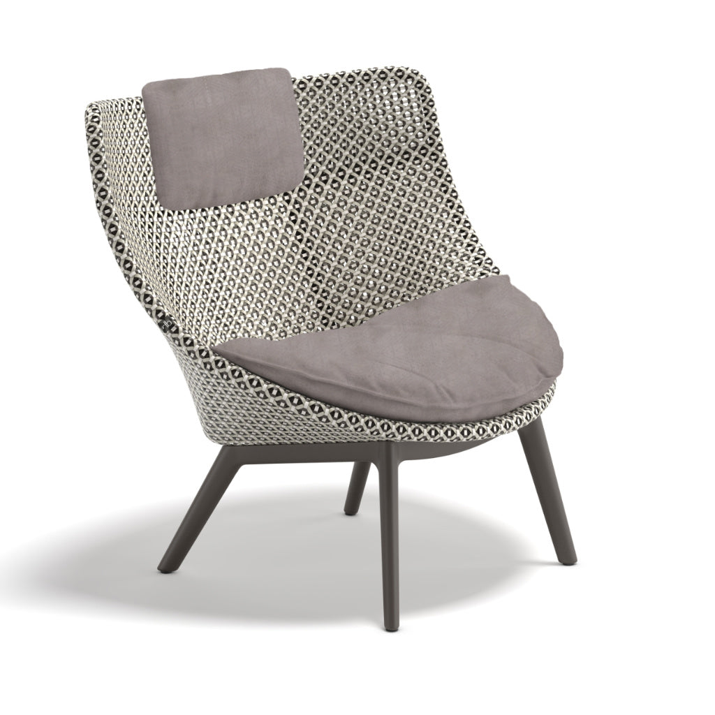 DEDON MBRACE ALU Hochlehner inkl. Sitz & Nackenkissen Dry Plus