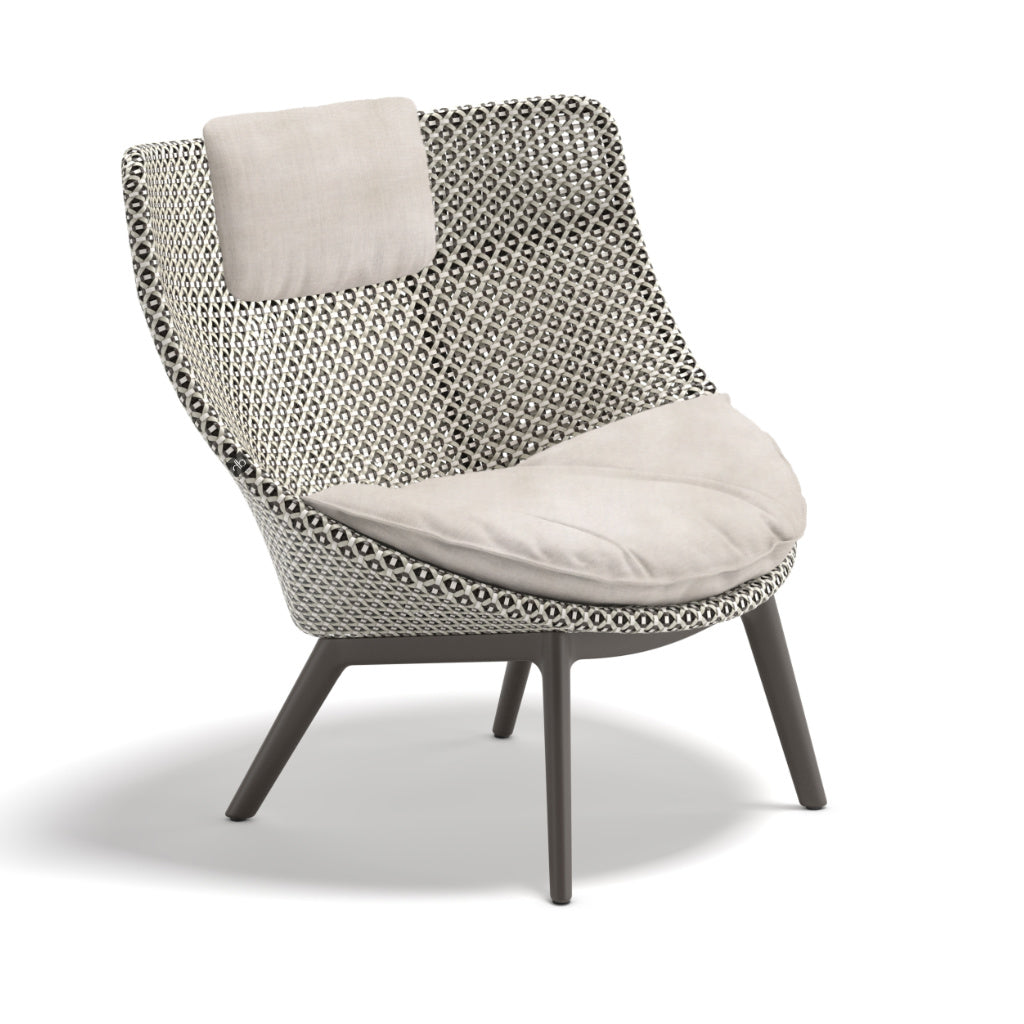 DEDON MBRACE ALU Hochlehner inkl. Sitz & Nackenkissen Dry Plus