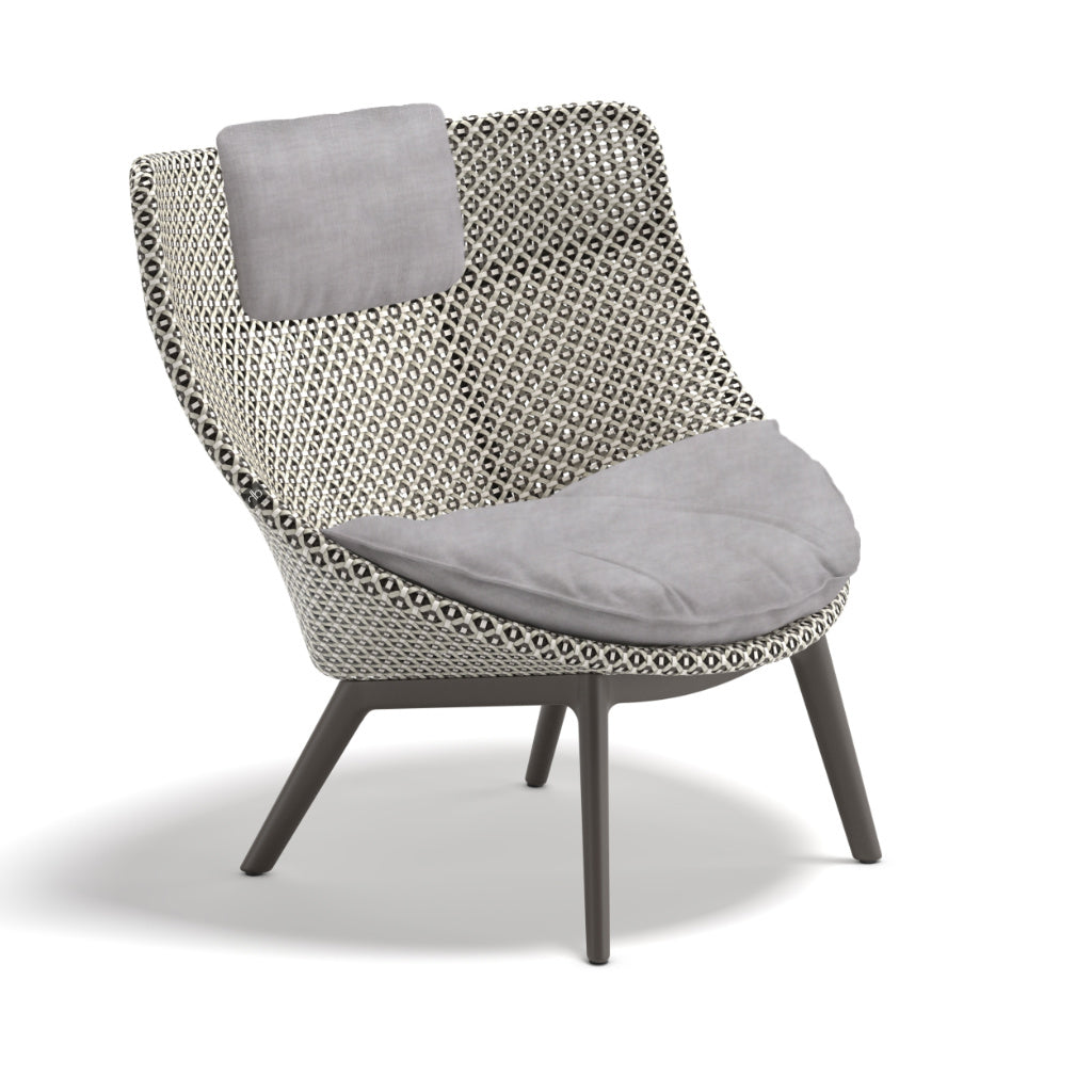 DEDON MBRACE ALU Hochlehner inkl. Sitz & Nackenkissen Dry Plus