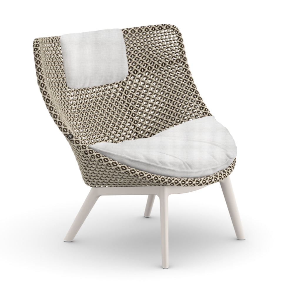 DEDON MBRACE ALU Hochlehner inkl. Sitz & Nackenkissen Dry Plus