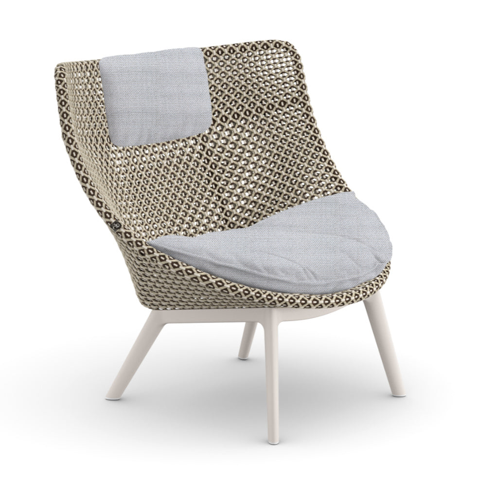 DEDON MBRACE ALU Hochlehner inkl. Sitz & Nackenkissen Dry Plus