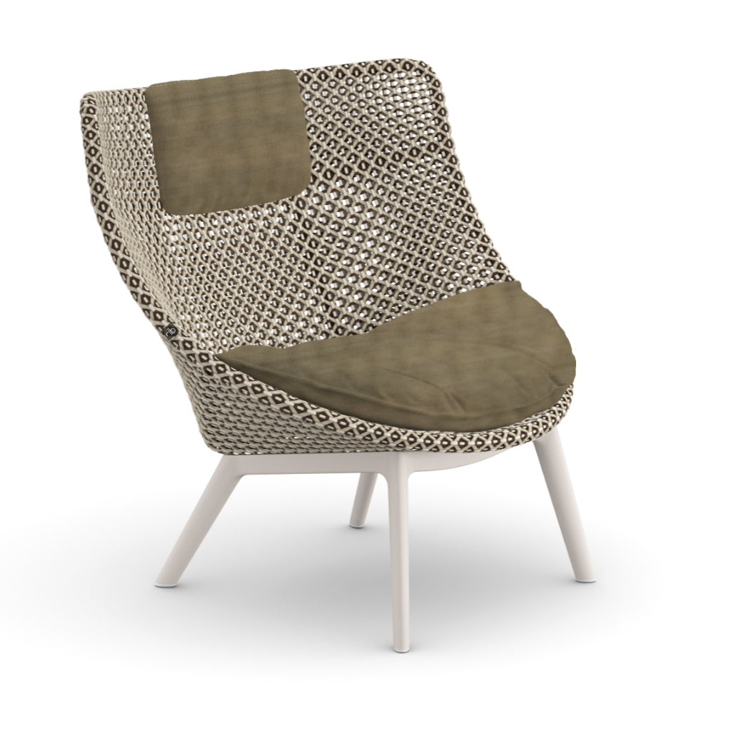 DEDON MBRACE ALU Hochlehner inkl. Sitz & Nackenkissen Dry Plus