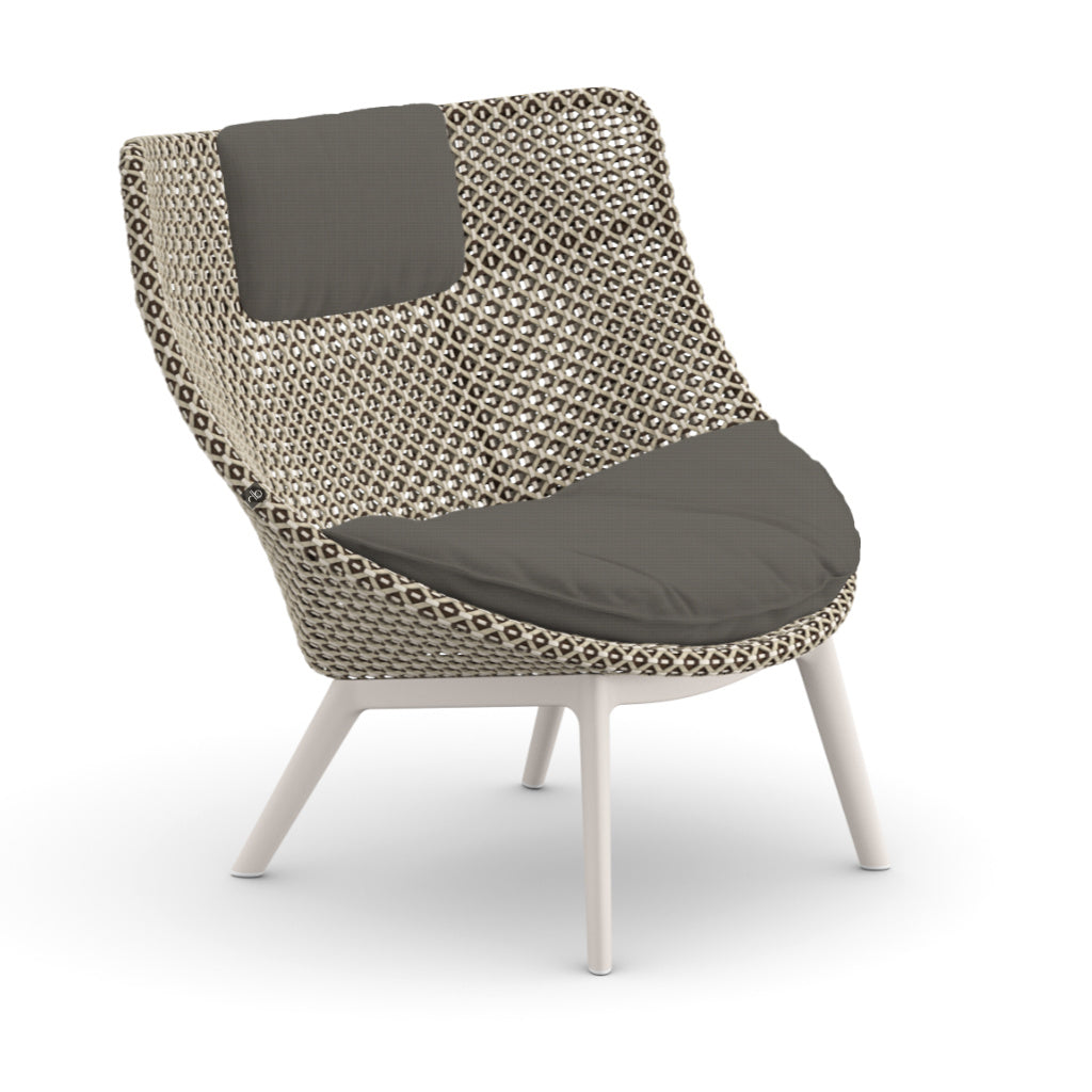 DEDON MBRACE ALU Hochlehner inkl. Sitz & Nackenkissen Dry Plus