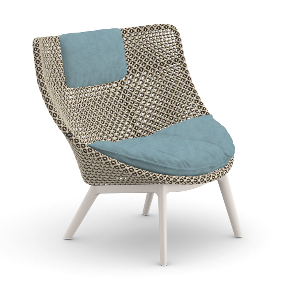 DEDON MBRACE ALU Hochlehner inkl. Sitz & Nackenkissen Dry Plus