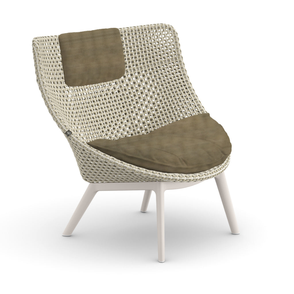 DEDON MBRACE ALU Hochlehner inkl. Sitz & Nackenkissen Dry Plus