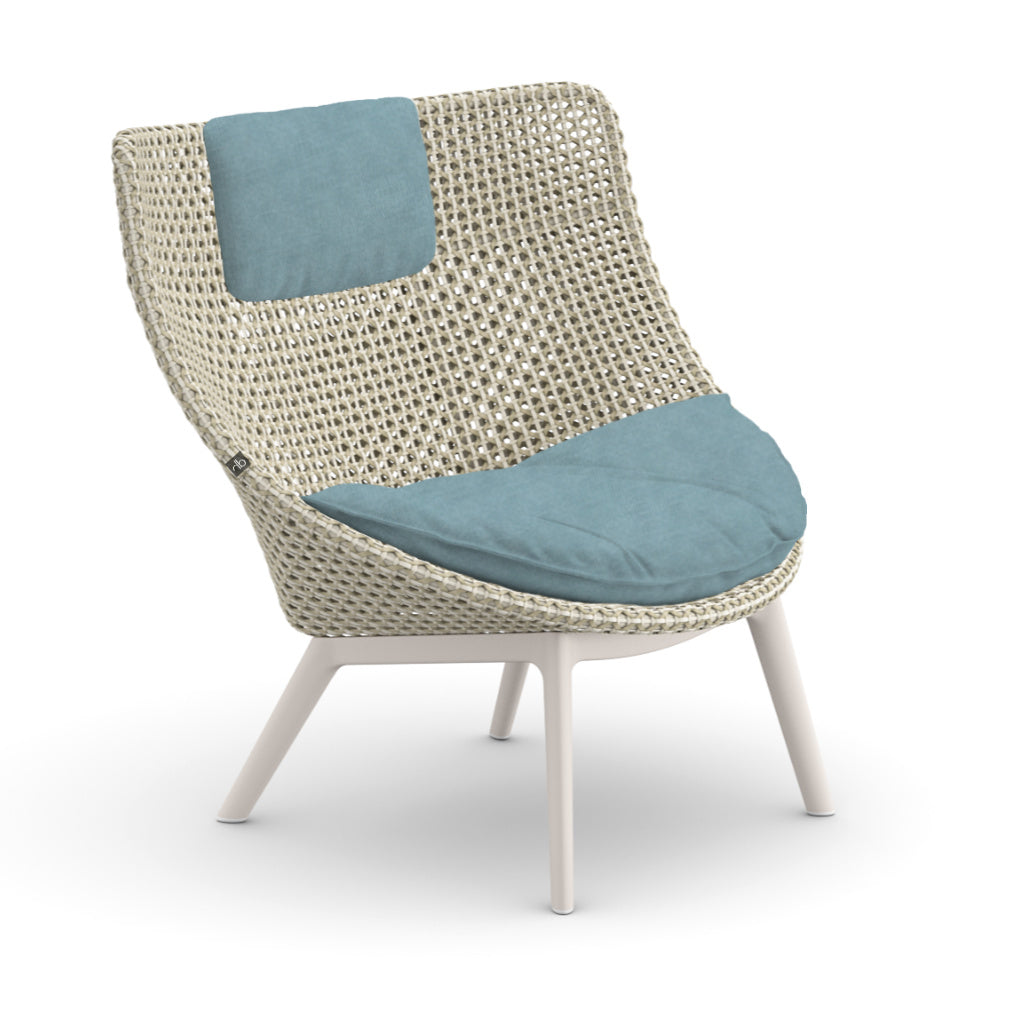 DEDON MBRACE ALU Hochlehner inkl. Sitz & Nackenkissen Dry Plus