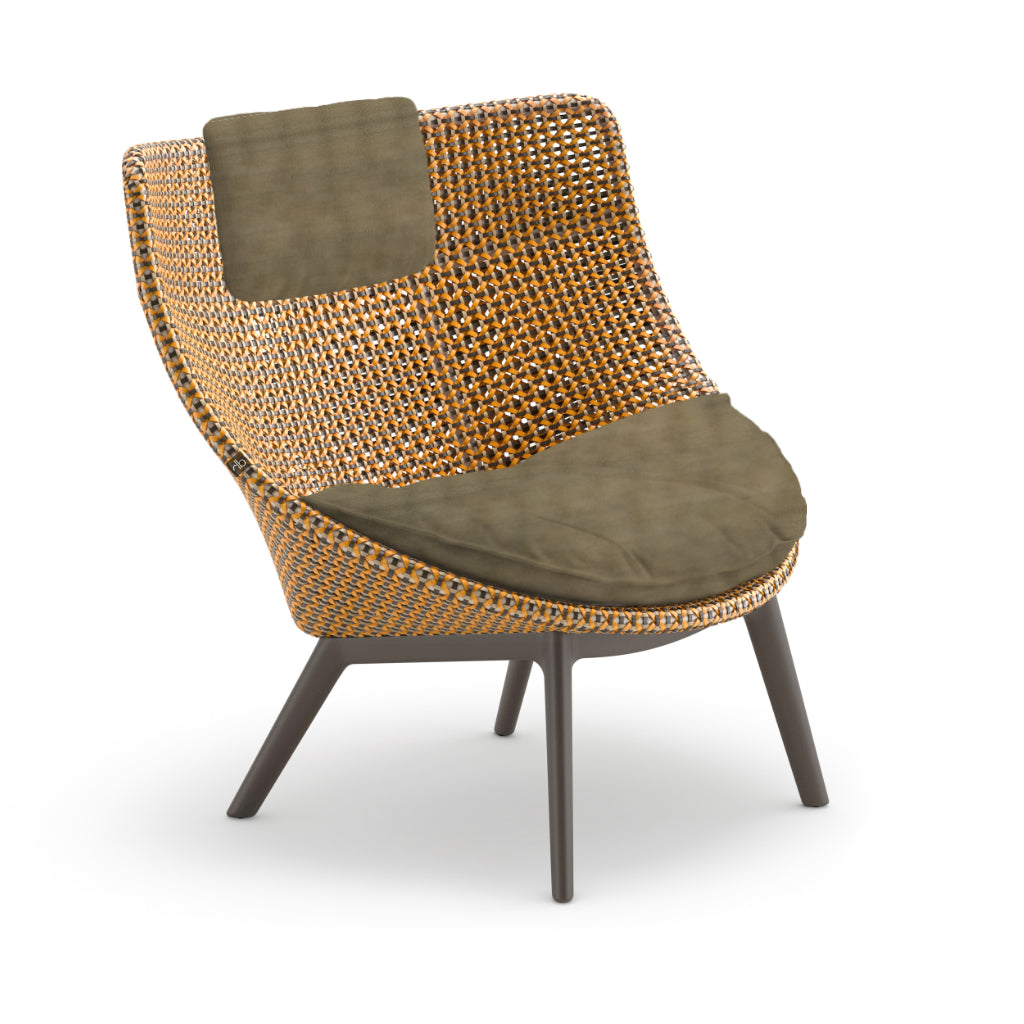 DEDON MBRACE ALU Hochlehner inkl. Sitz & Nackenkissen Dry Plus