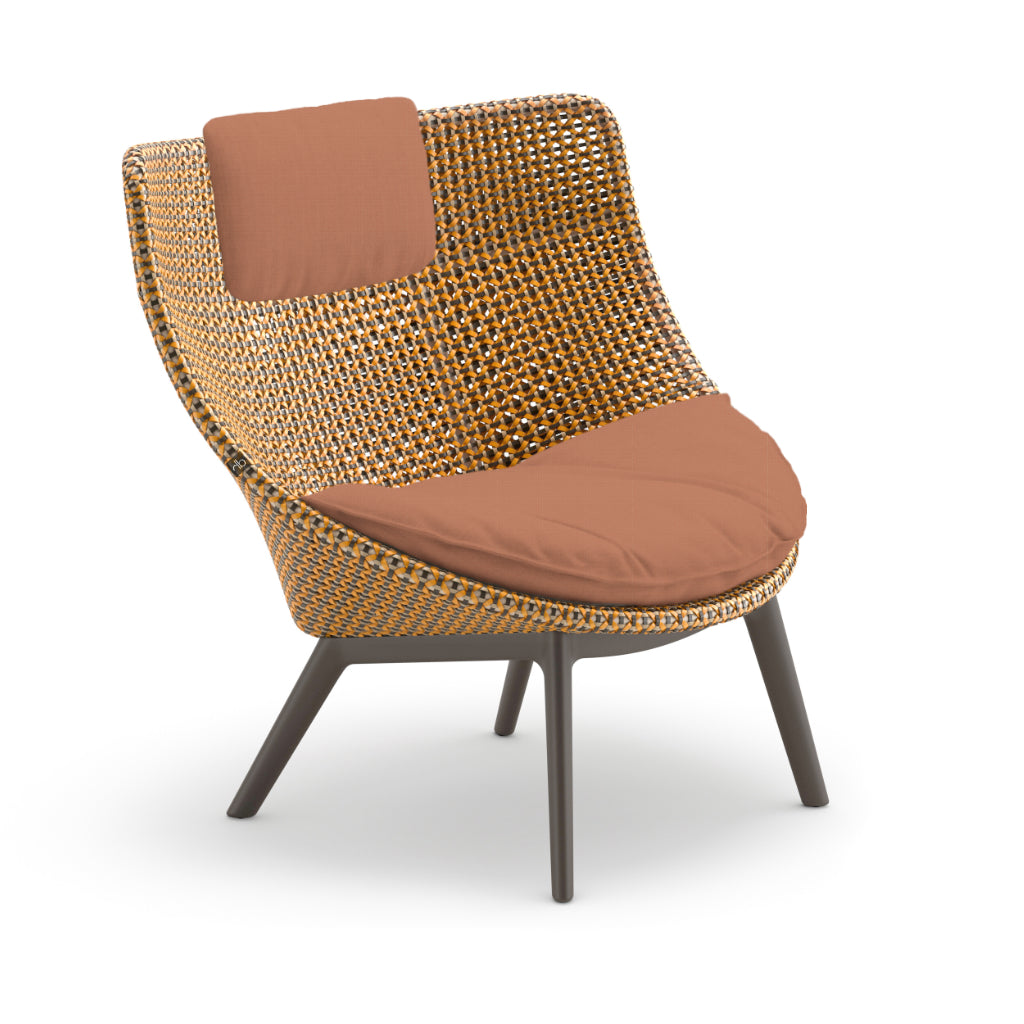 DEDON MBRACE ALU Hochlehner inkl. Sitz & Nackenkissen Dry Plus