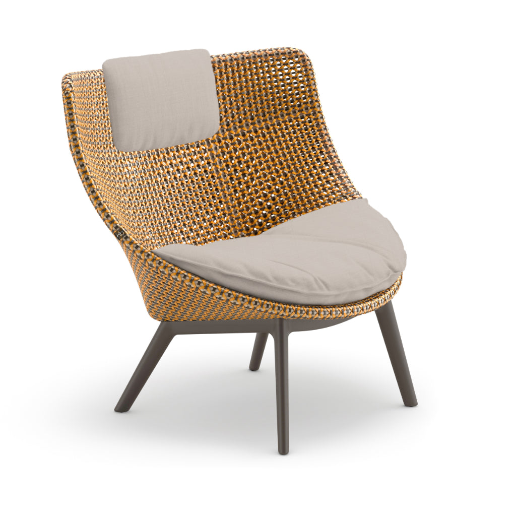 DEDON MBRACE ALU Hochlehner inkl. Sitz & Nackenkissen Dry Plus