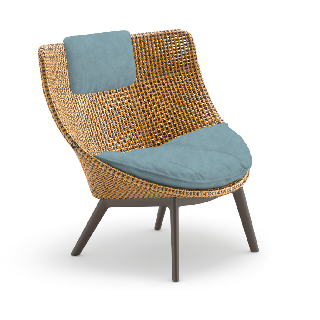 DEDON MBRACE ALU Hochlehner inkl. Sitz & Nackenkissen Dry Plus