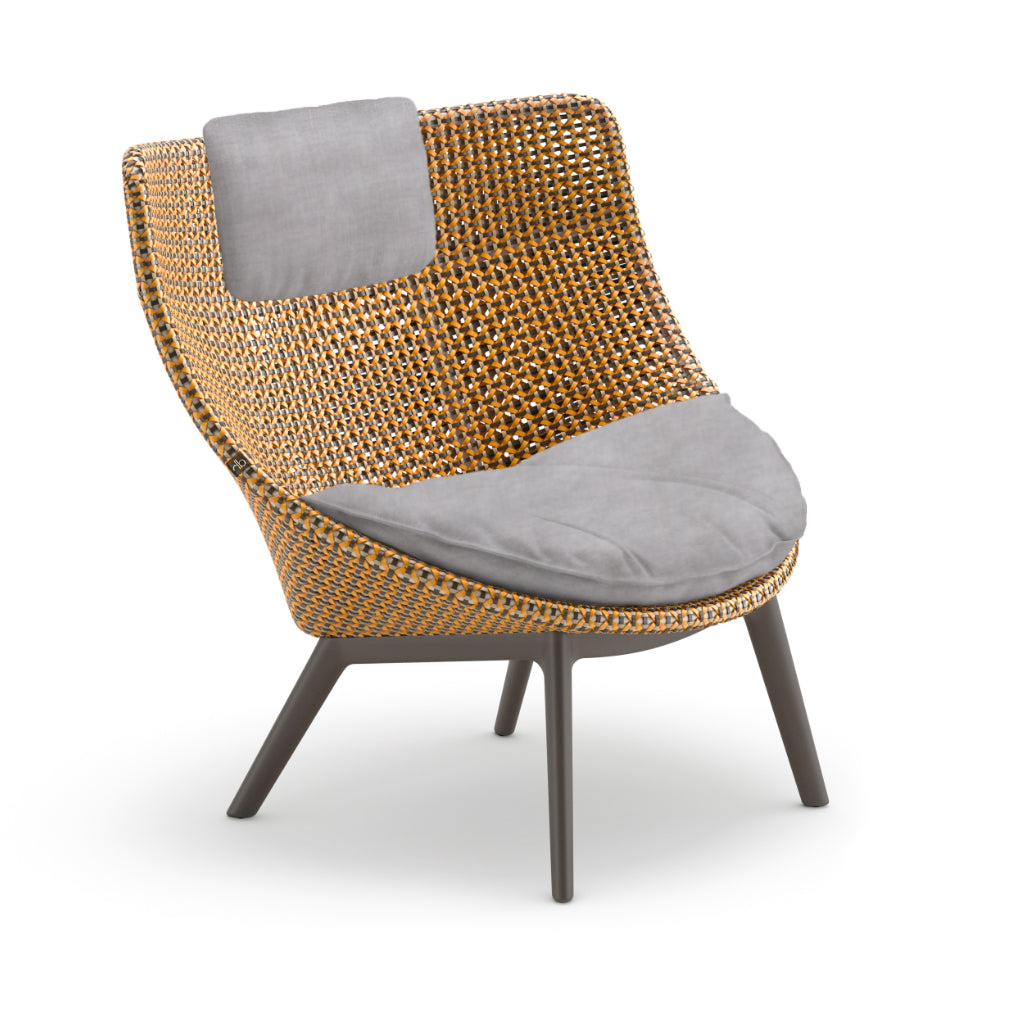 DEDON MBRACE ALU Hochlehner inkl. Sitz & Nackenkissen Dry Plus