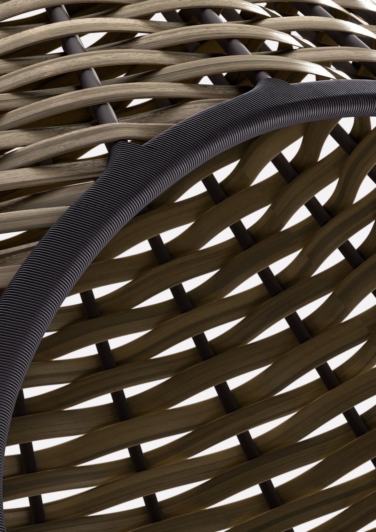 DEDON NESTREST Standing lounger inkl. Untersatz & Sitzkissen