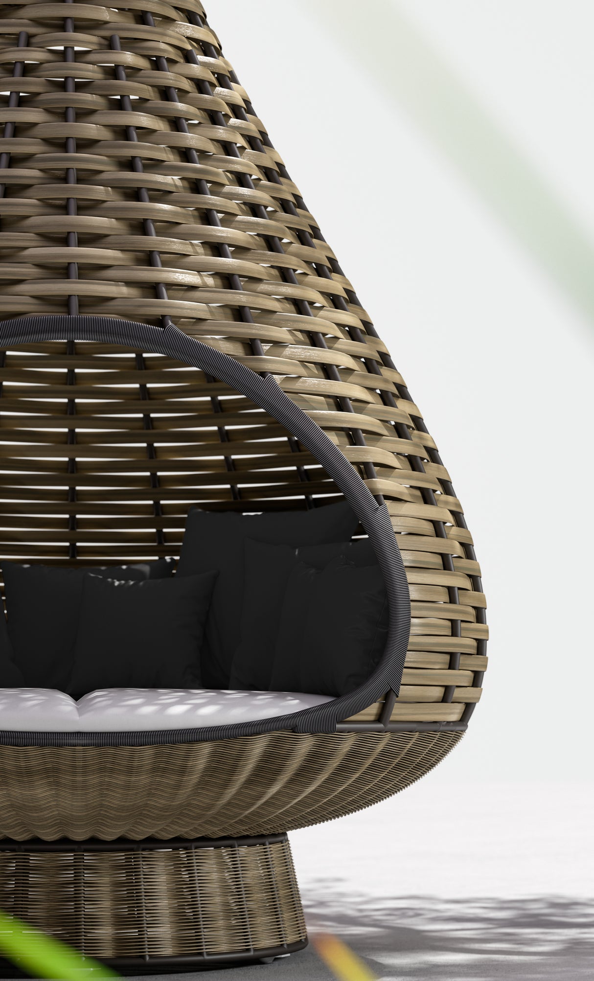 DEDON NESTREST Standing lounger inkl. Untersatz & Sitzkissen