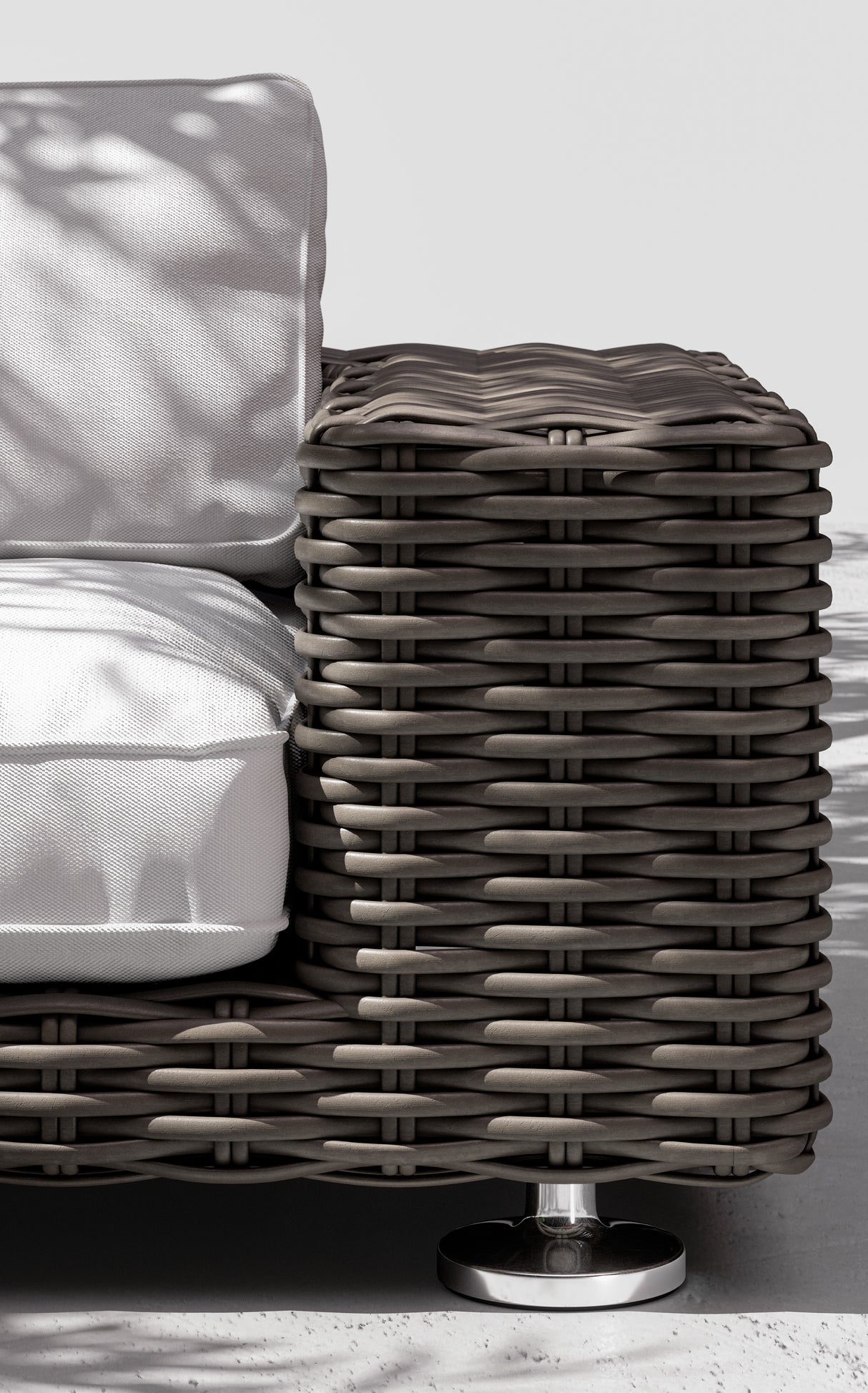 DEDON PAROS Eckmodul links inkl. Dry+ Plush Kissen Set