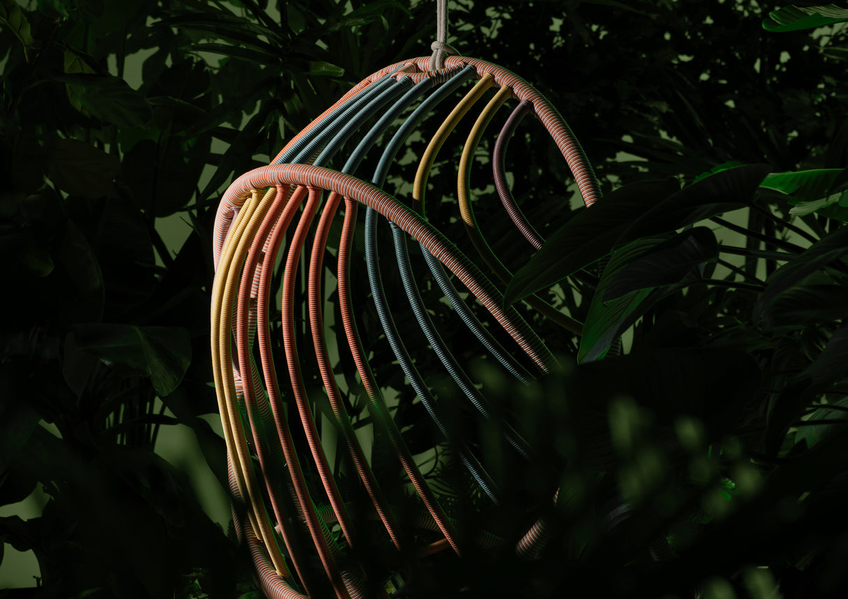 DEDON KIDA hängender Sessel inkl. Endlosschlaufe & Kissen