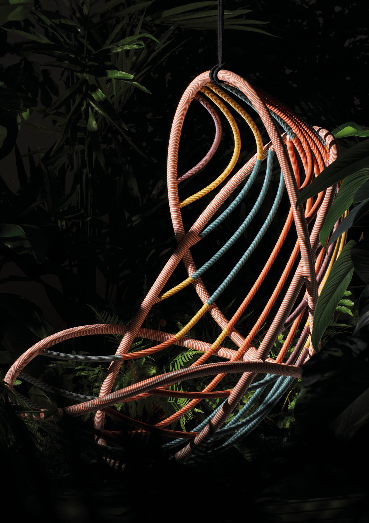 DEDON KIDA hängender Sessel inkl. Endlosschlaufe & Kissen