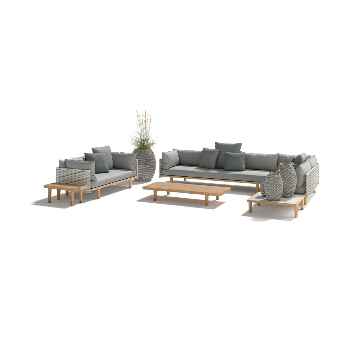 DEDON SEALINE Modul links inkl. Dry+ Kissenset