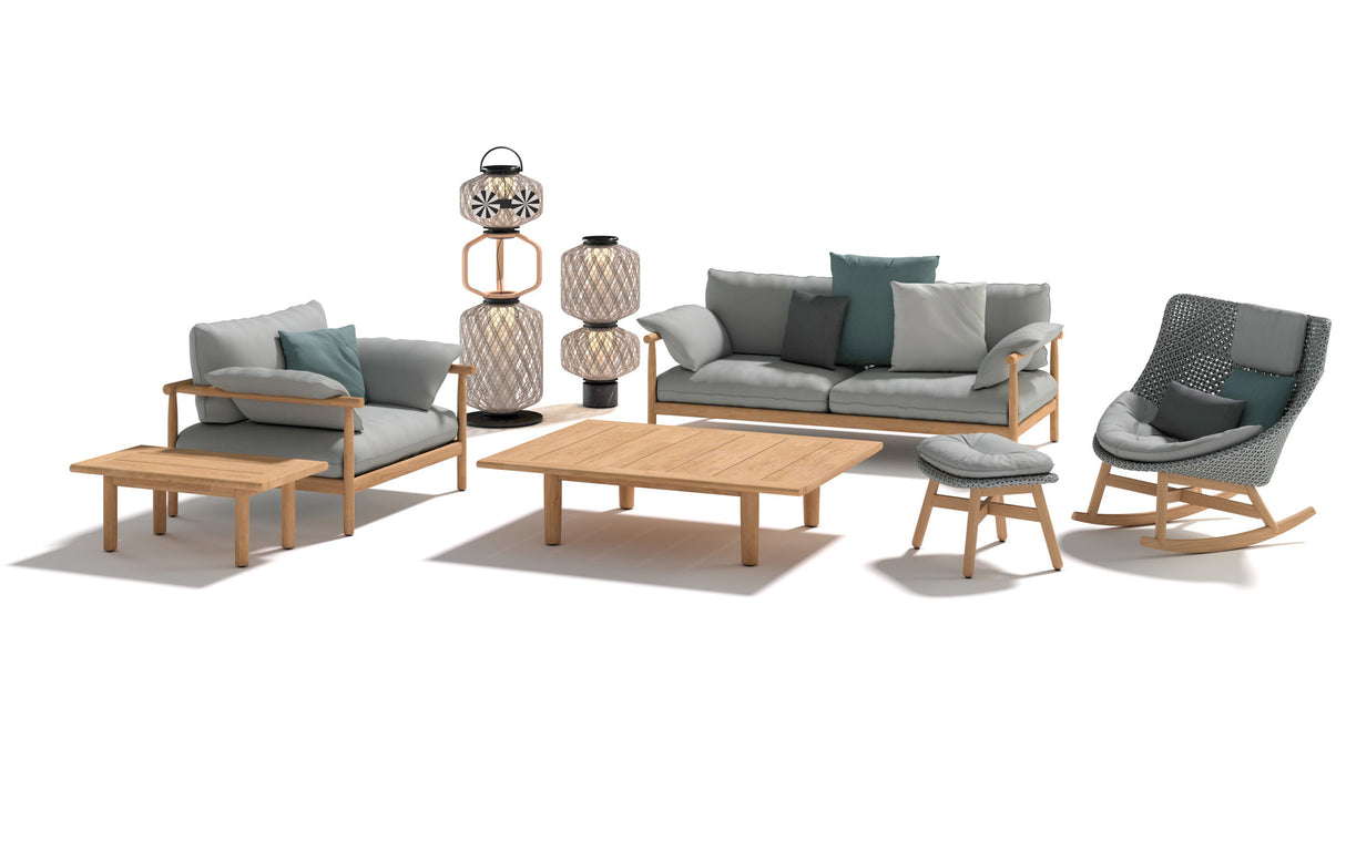 DEDON TIBBO 3er- Sofa inkl. Dry+ Sitz-, Rücken & Seitenkissen