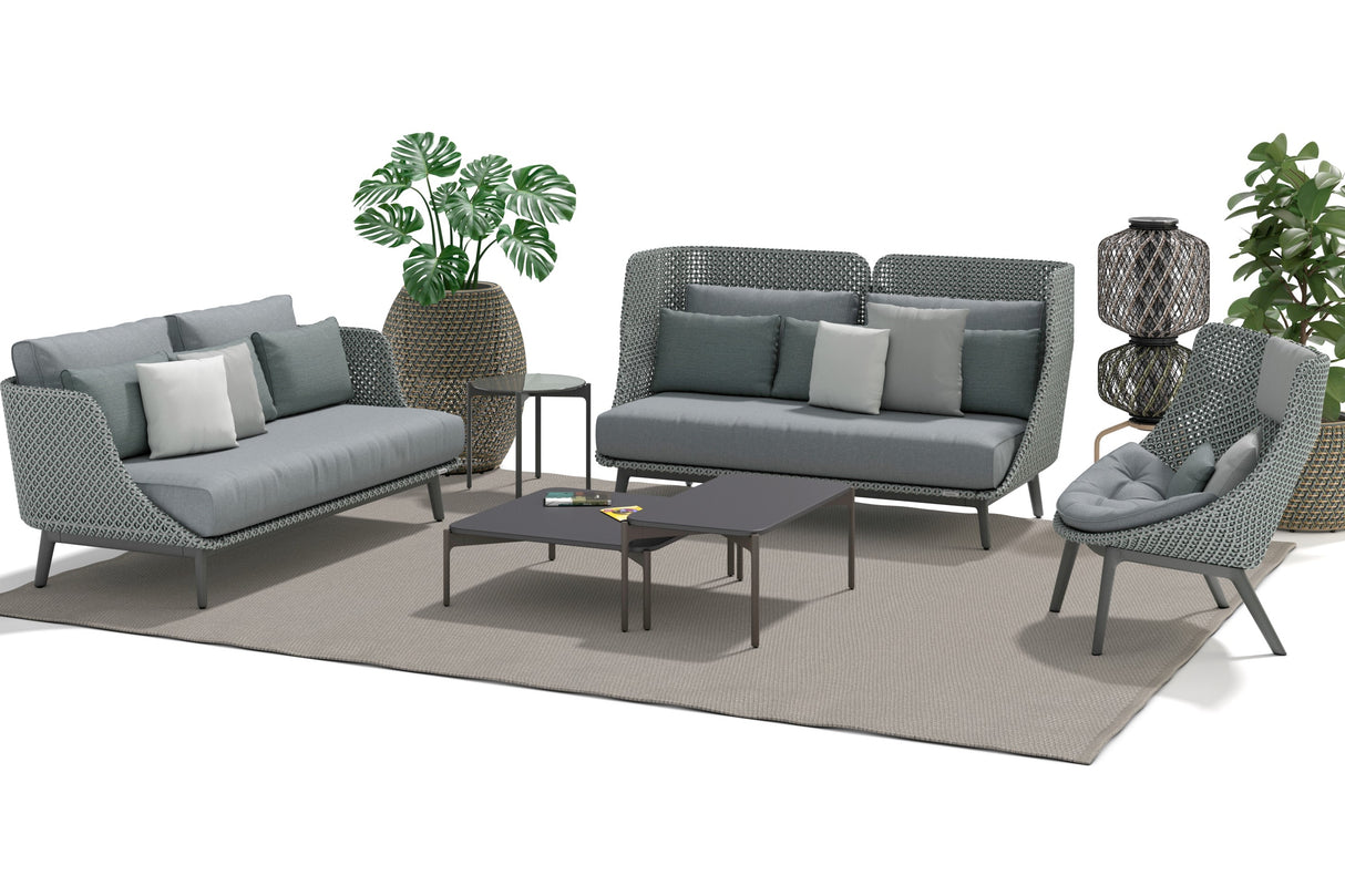 DEDON MBARQ Daybed rechts, inkl. Dry+ Kissenset