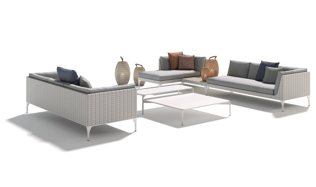 DEDON MU 4er-Sofa inkl. Dry+ Kissenset