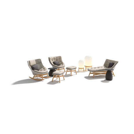 DEDON MBRACE Teak Hochlehner inkl. Sitzkissen Dry Plus