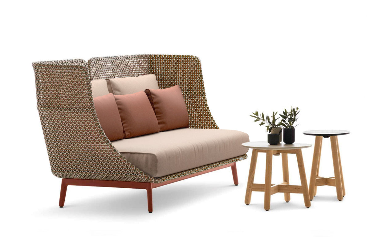 DEDON MBARQ Hocker, inkl. Dry+ Kissenset