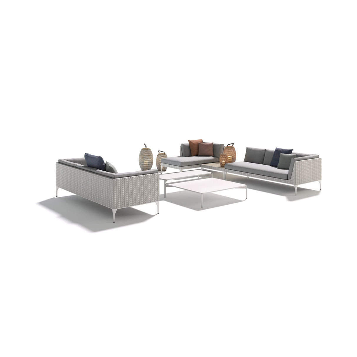 DEDON IZON Kaffeetisch 120 cm x 120 cm / 27 cm