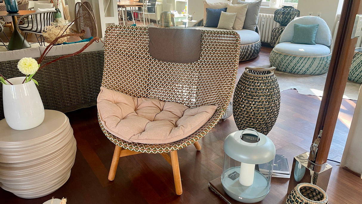 DEDON MBRACE Hochlehner inkl. Sitz & Nackenkissen