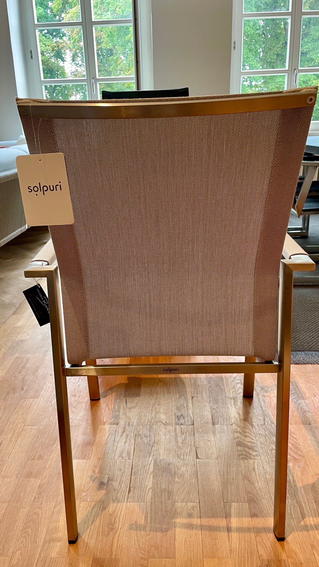 Solpuri Tischgruppe - Classic stainless steel Dining Tisch mit 4 Dance Stühlen