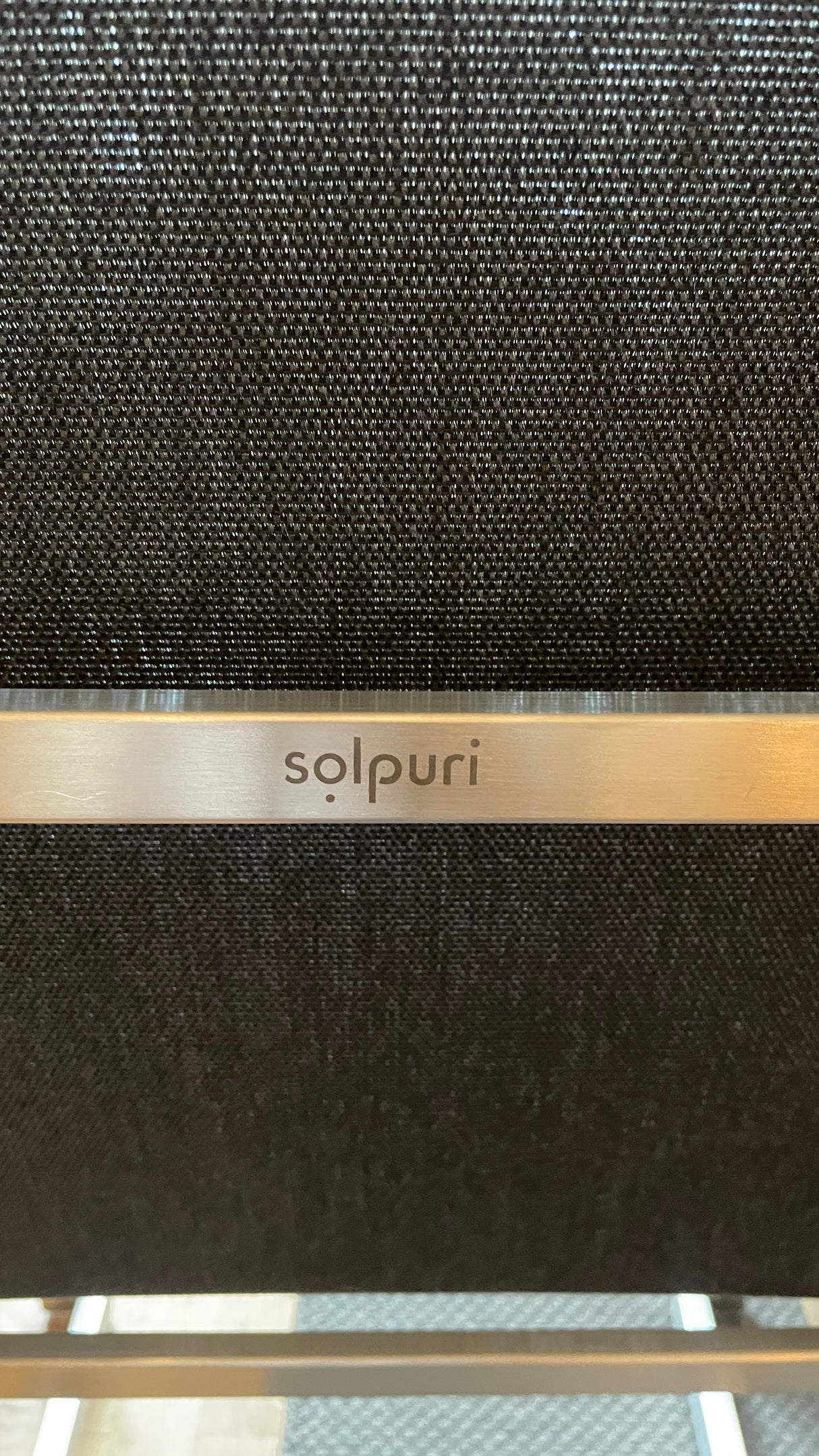 Solpuri Tischgruppe - Classic stainless steel Ausziehtisch mit 6 Allure Freischwingern