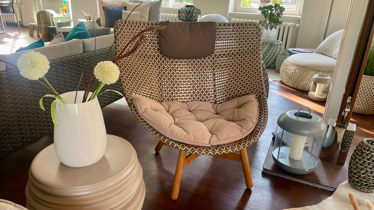 DEDON MBRACE Hochlehner inkl. Sitz & Nackenkissen