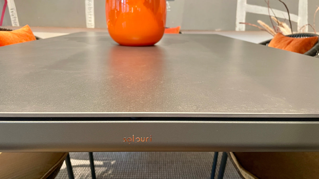 Solpuri Tischgruppe - Soft Dining Tisch mit 6 Fischer Basil Sessel