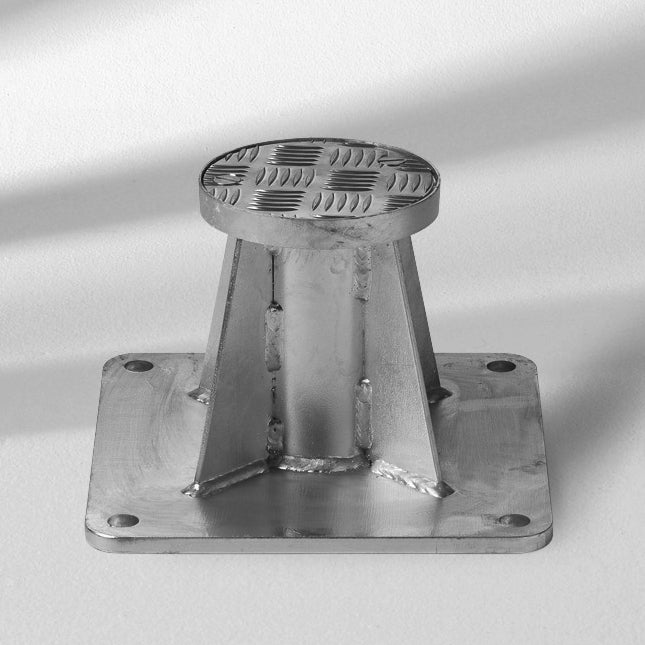 Glatz - Montageplatte M4 spezial, für Aufbauhöhe 150 - 350 mm, Stahl feuerverzinkt