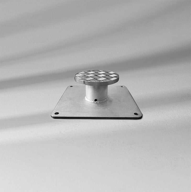 Glatz - Montageplatte M4 spezial, für Aufbauhöhe 50 - 149 mm, Stahl feuerverzinkt