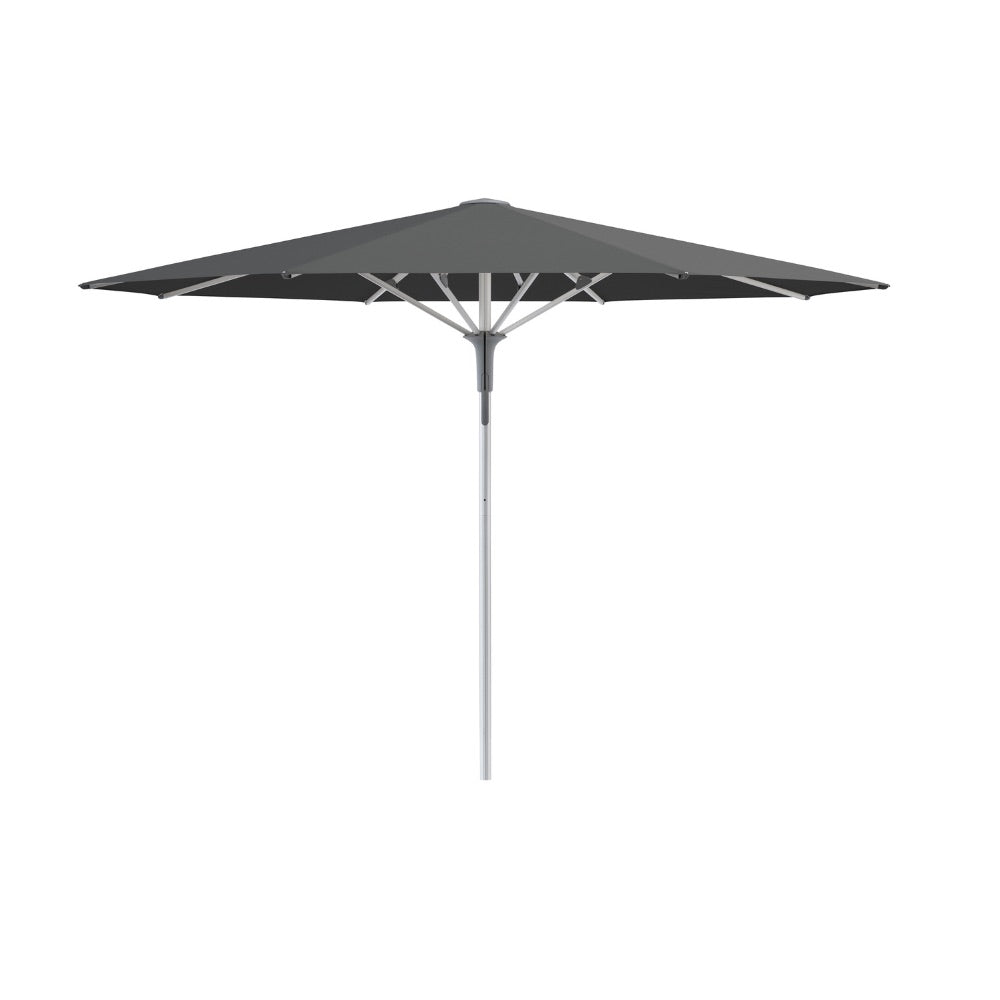 Glatz Gastronomieschirm - FORTERO Pro, Gestell Aluminium natureloxiert, Ø 350 cm, rund