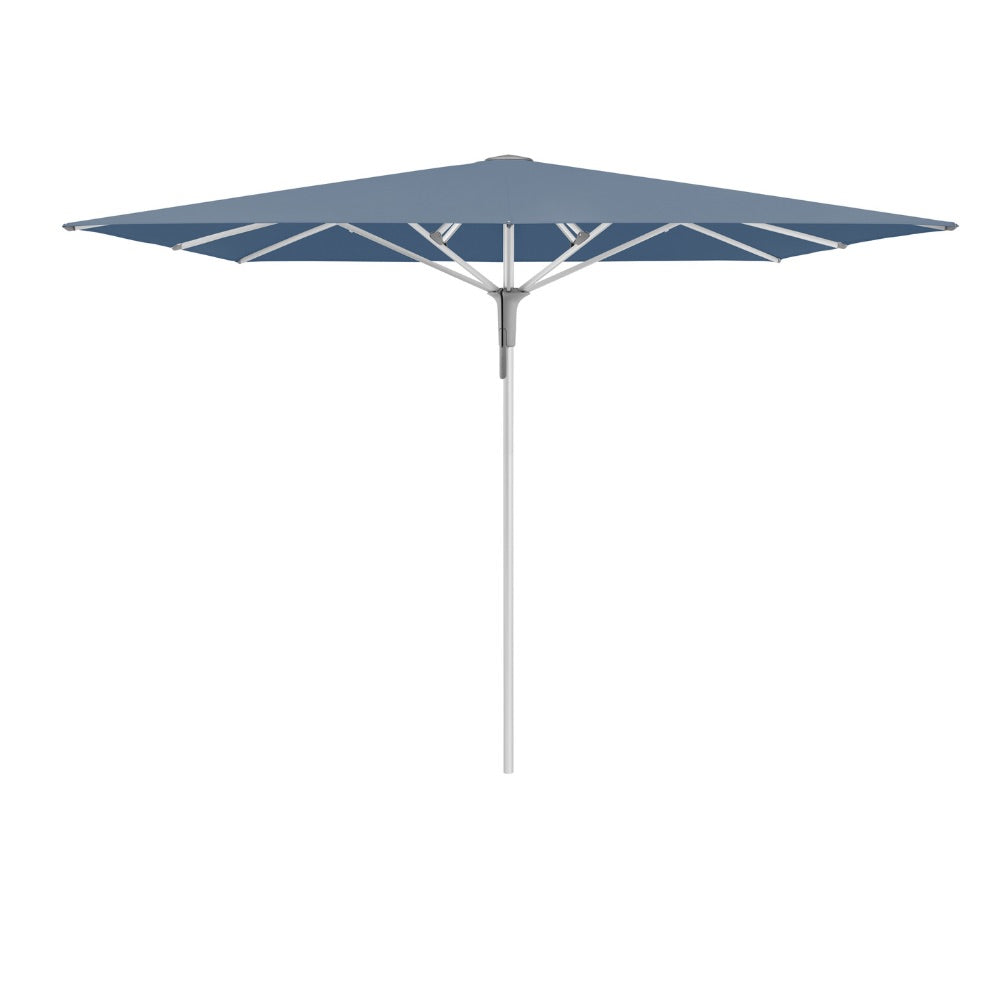 Glatz Gastronomieschirm - FORTINO Pro, Gestell Aluminium natureloxiert, 200 x 200 cm - 250 x 250 cm, rquadratisch