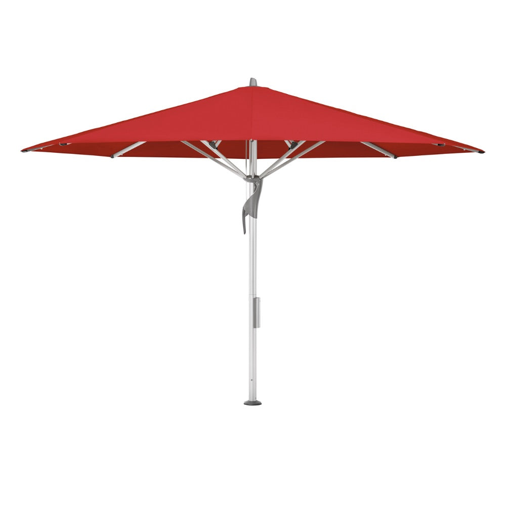 Glatz Gastronomieschirm - FORTELLO LED, Gestell Aluminium natureloxiert, Ø 400 cm , rund