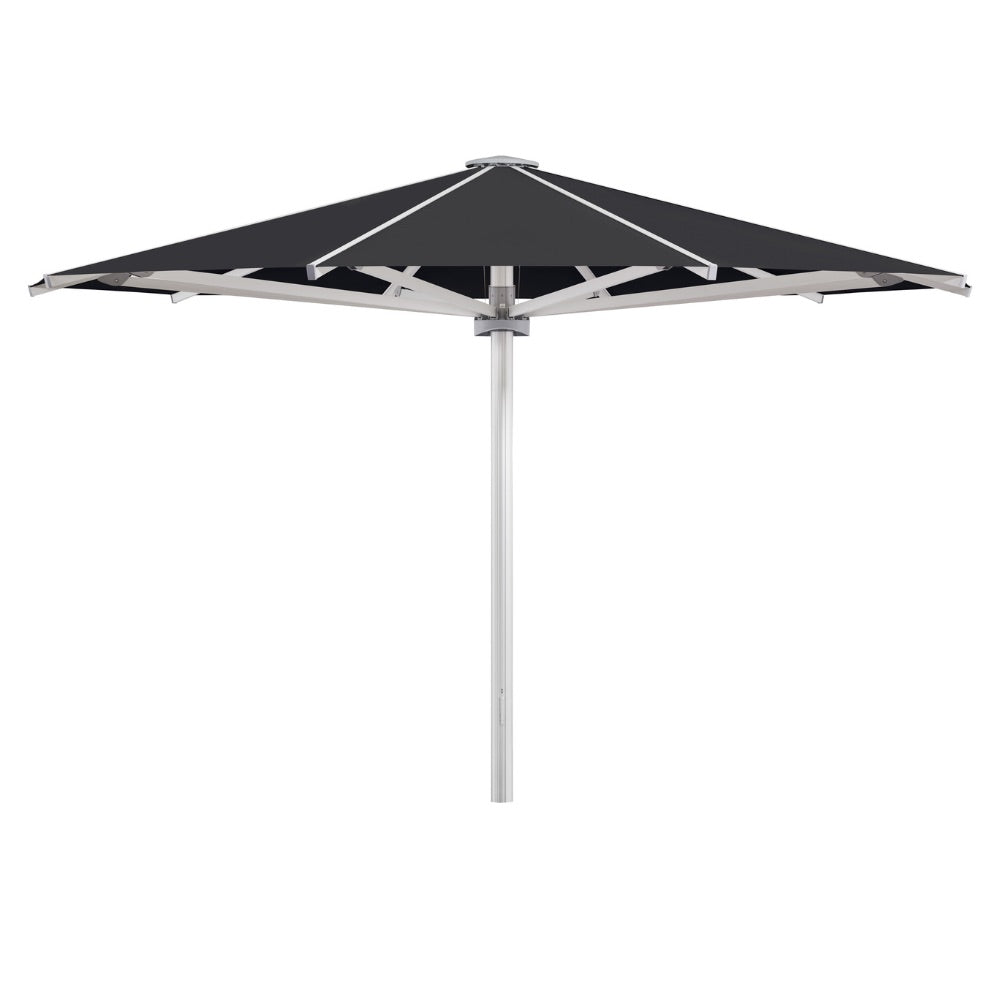 Glatz Großschirm - PALAZZO Royal/E, Gestell Aluminium natureloxiert, Ø 500 cm - Ø 800 cm, mit Motor rund