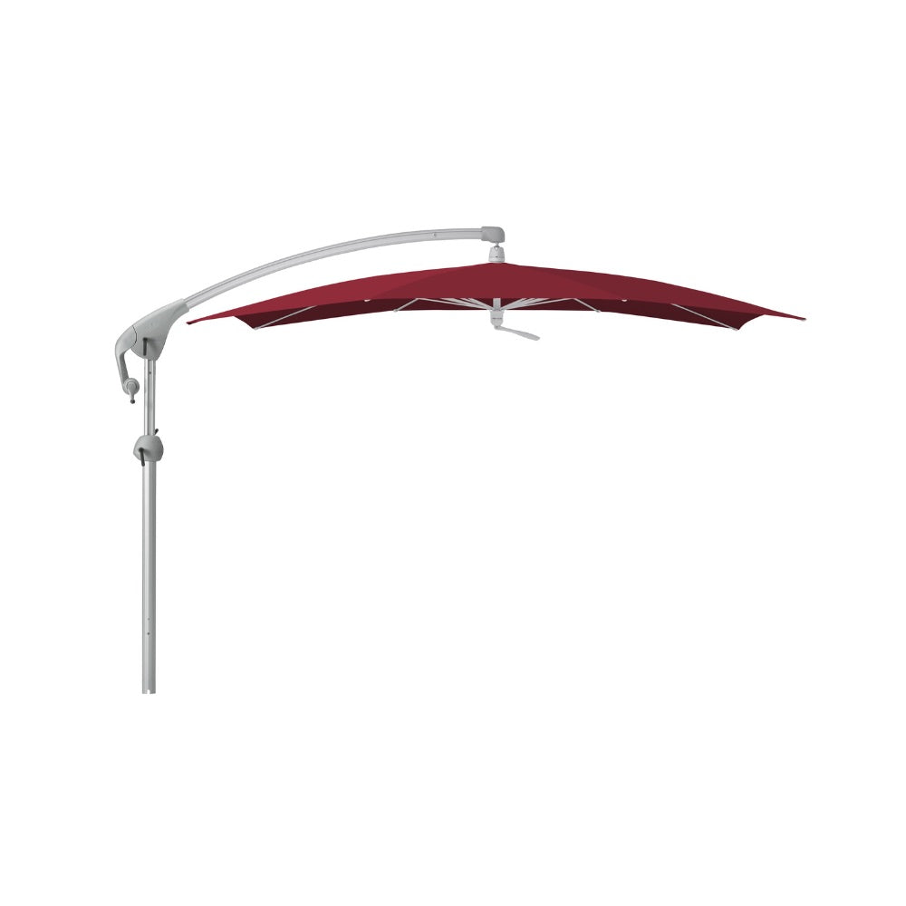 Glatz PENDALEX P+ Sonnenschirm, Gestell Aluminium natureloxiert - rechteckig