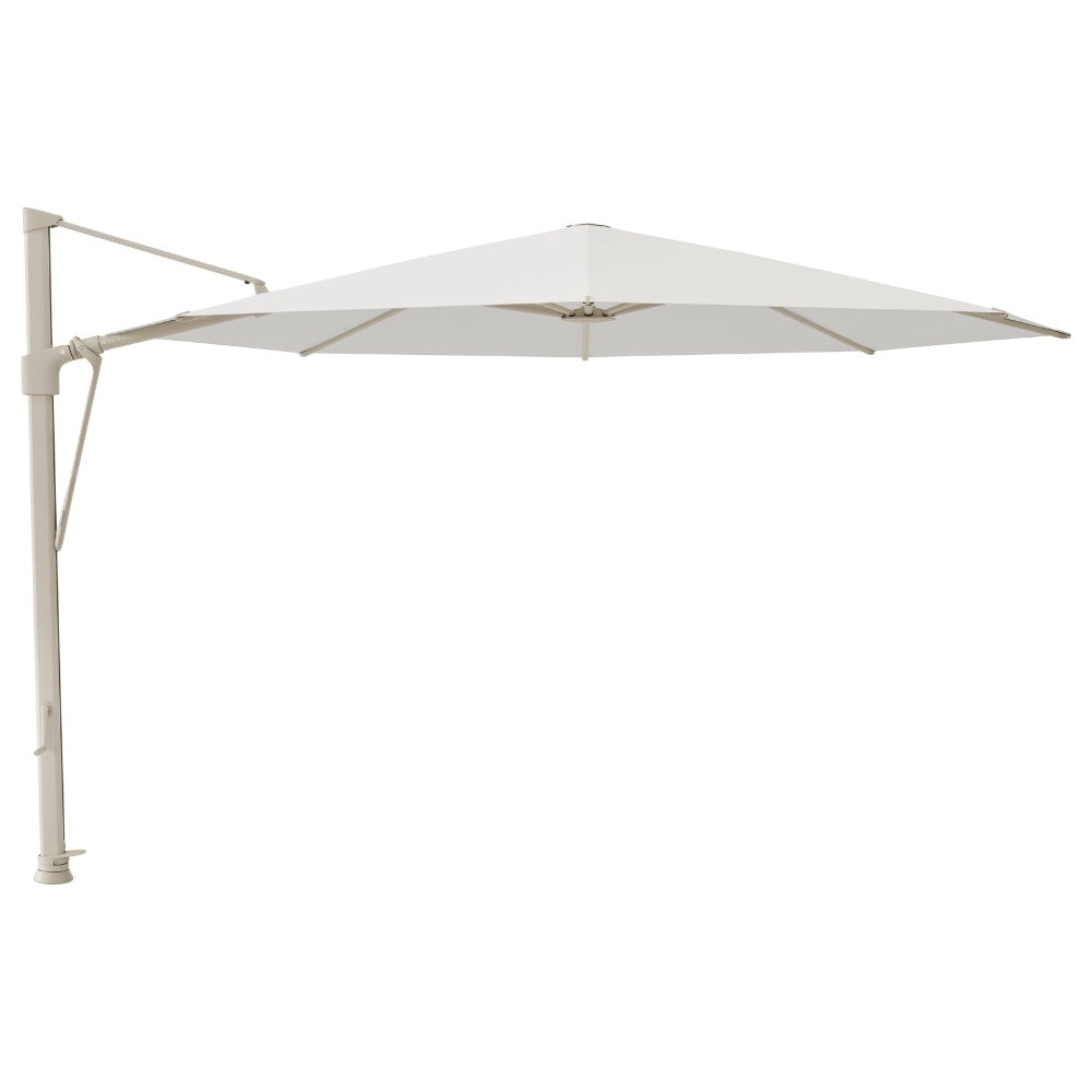 Glatz VITA Sfera Ampelschirm, Gestell Aluminium, seidengrau oder anthrazit pulverbeschichtet, Ø 375 cm