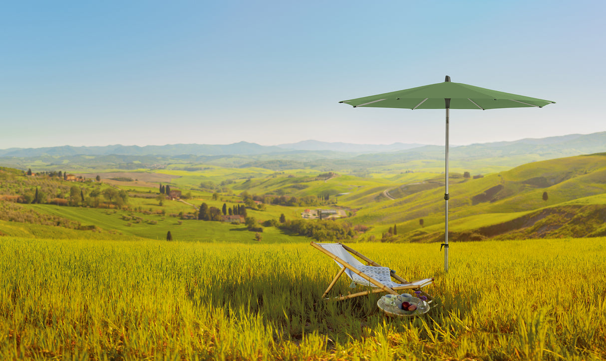 Glatz ALU-SMART Sonnenschirm, Gestell Aluminium natureloxiert - rechteckig