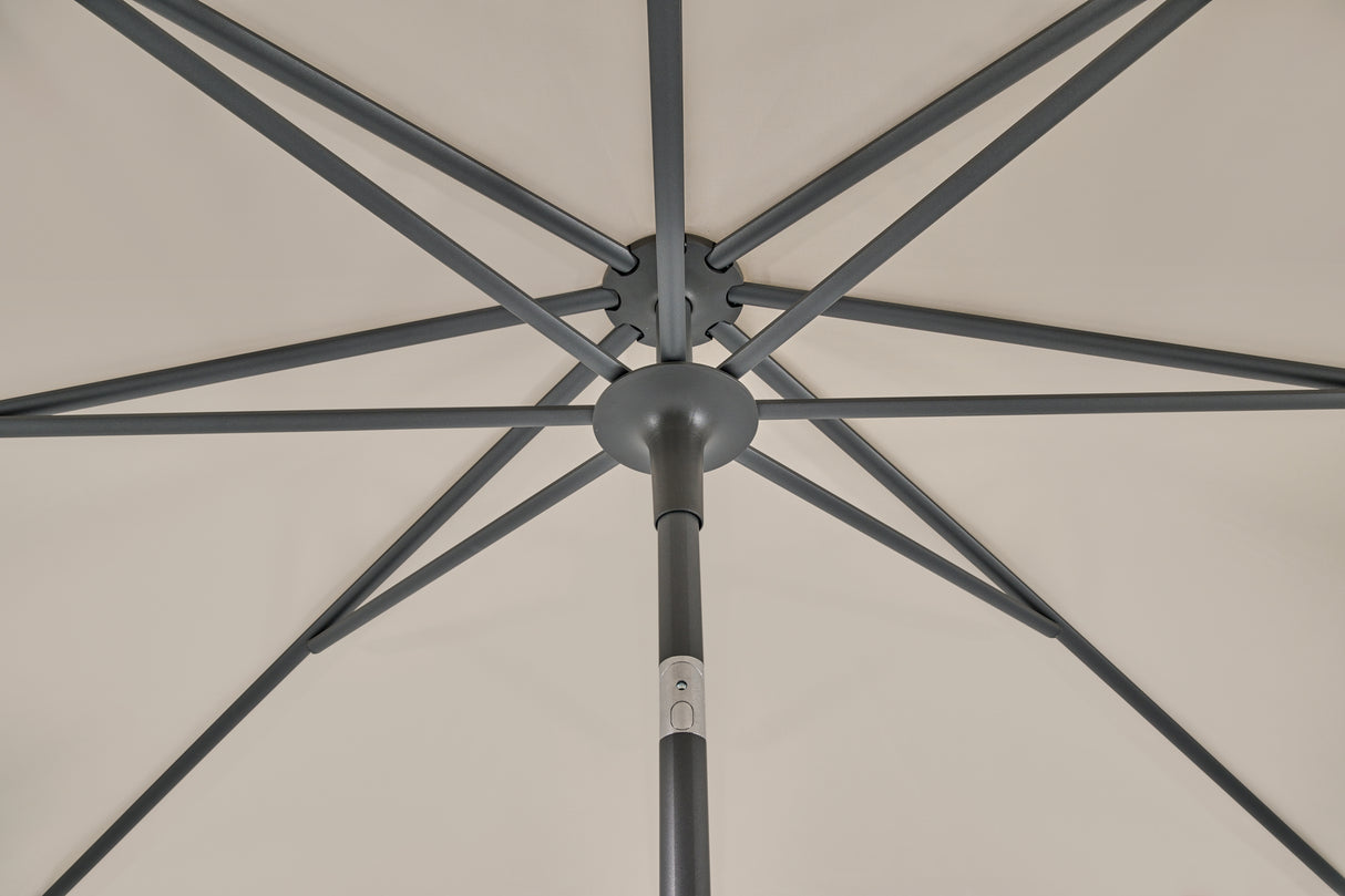 Glatz SMART Sonnenschirm anthrazit pulverbeschichtet - rund