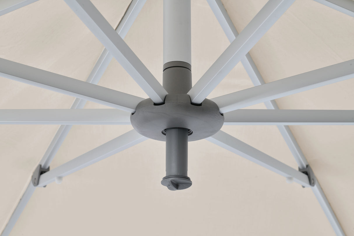 Glatz SUNWING CASA Sonnenschirm, Gestell Aluminium natureloxiert - rund