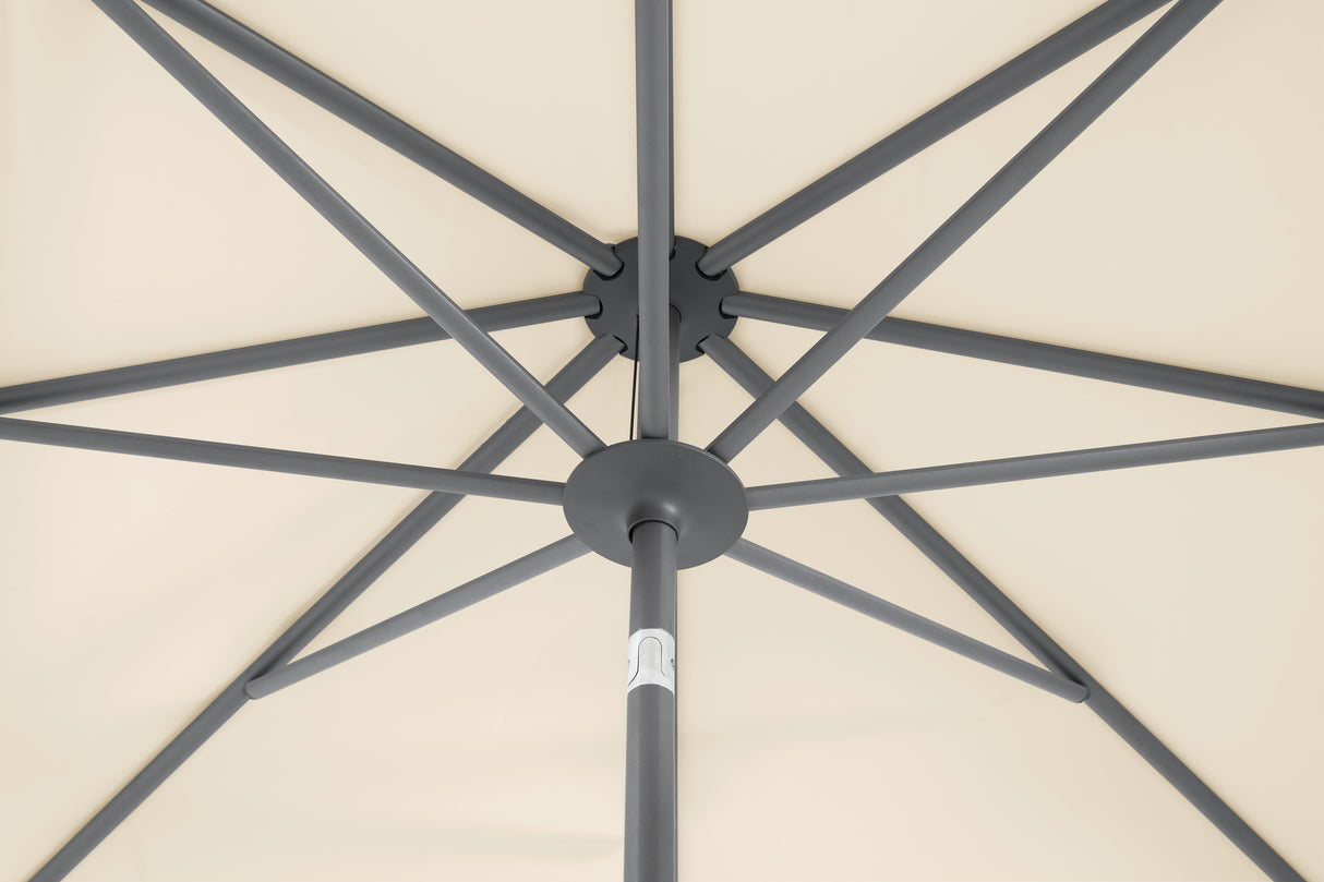 Glatz TWIST Sonnenschirm, anthrazit pulverbeschichtet - rund
