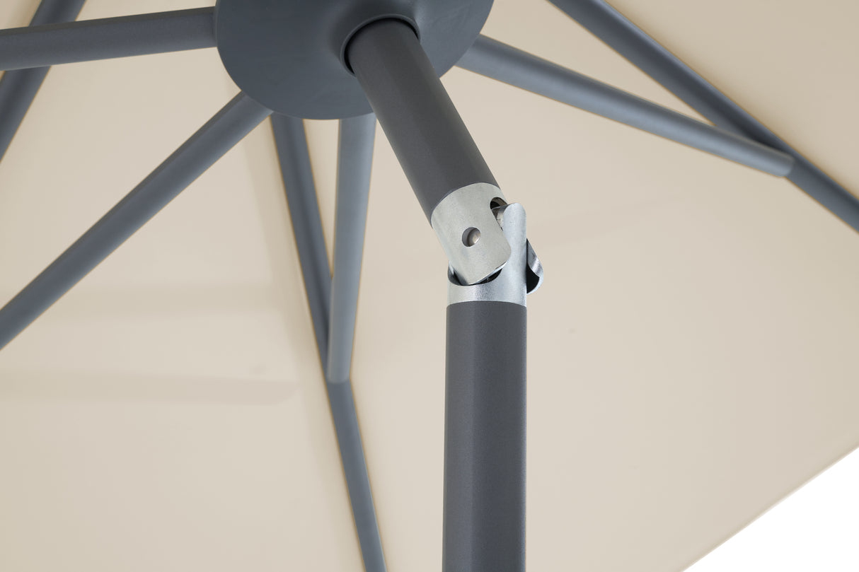 Glatz TWIST Sonnenschirm, anthrazit pulverbeschichtet - rund