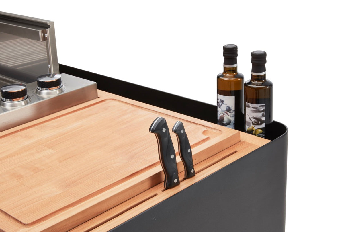 INDU+ Bilba Trolley - inkl. Gasgrill & Wok Kochfeld