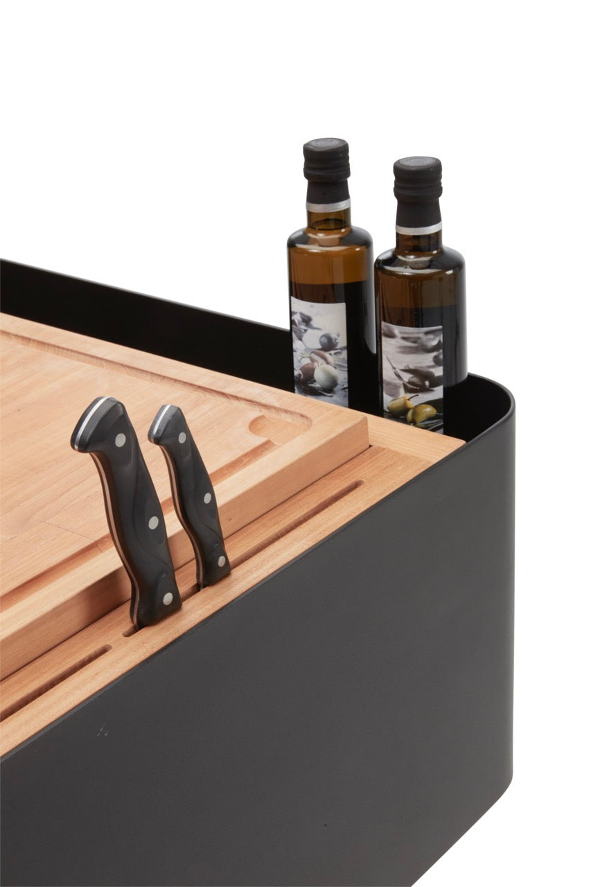 INDU+ Bilba Trolley - inkl. Gasgrill & Wok Kochfeld