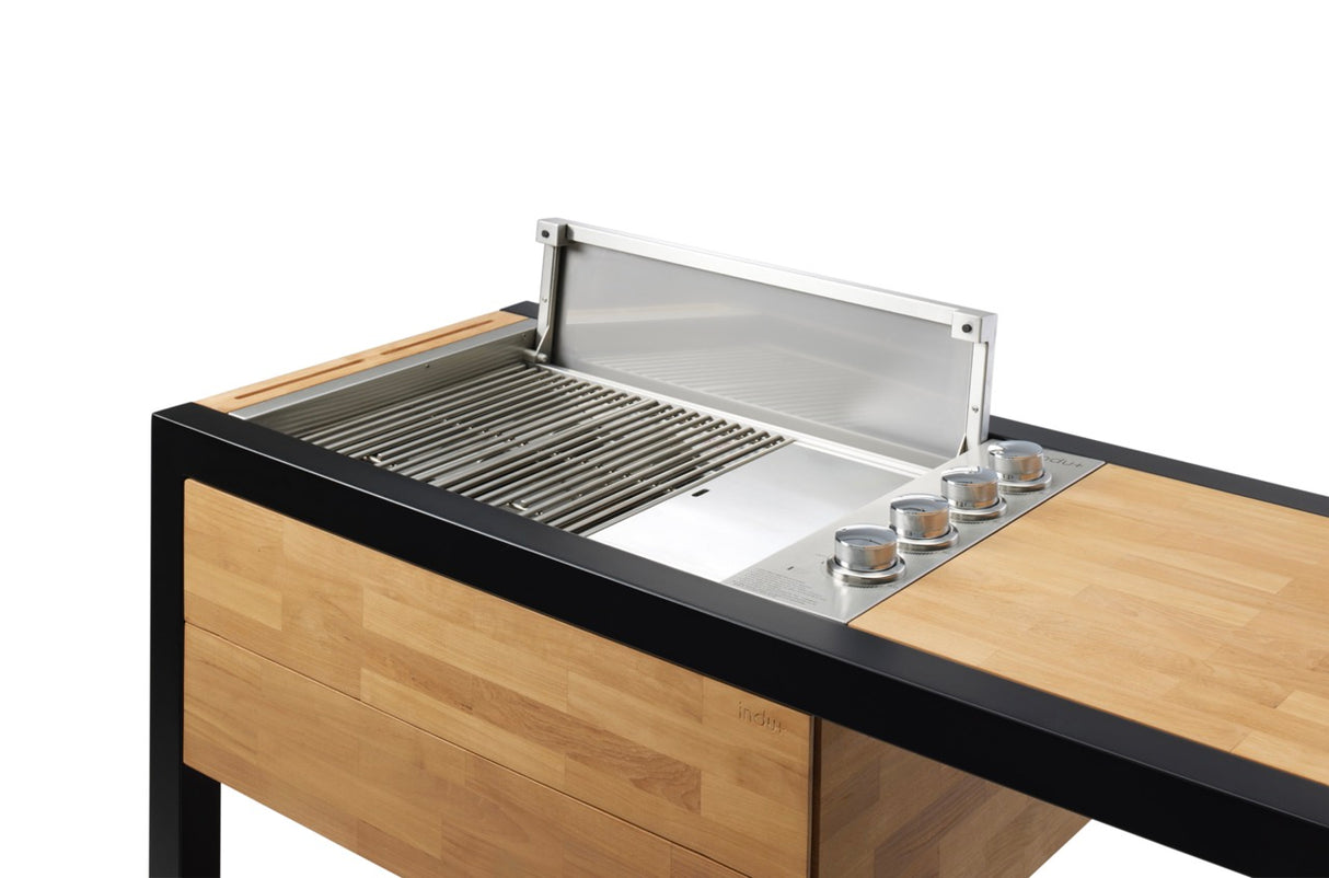 INDU+ Zusätzliche Teppanyakiplatte für Gasgrill