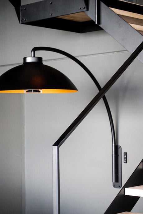 Heatsail Dome Heizstrahler - mit Bogenhalterung - Midnight