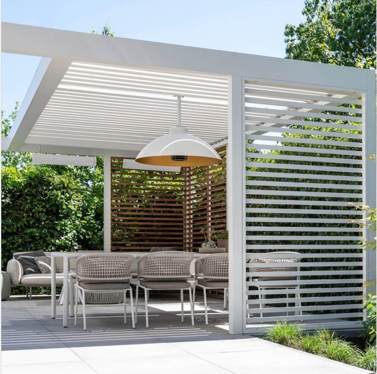 Heatsail Dome Heizstrahler - Hängend - Snow - Maximale Deckenhöhe 3,60 m